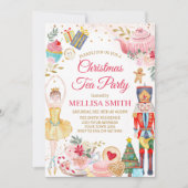 Christmas Tea Holiday Party Einladung (Vorderseite)