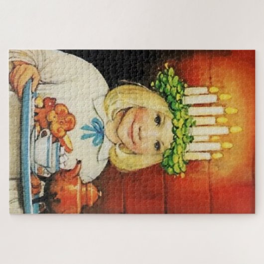 "Christmas Tea" von Jenny Nystrom Puzzle (Horizontal)