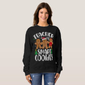 Christmas Teacher Cute Gingerbread Cookies 1 Sweatshirt (Vorne ganz)