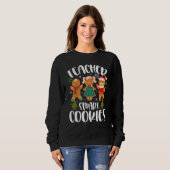 Christmas Teacher Cute Gingerbread Cookies Sweatshirt (Vorne ganz)