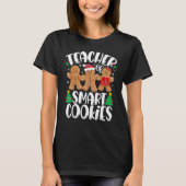 Christmas Teacher Cute Gingerbread Cookies T-Shirt (Vorderseite)