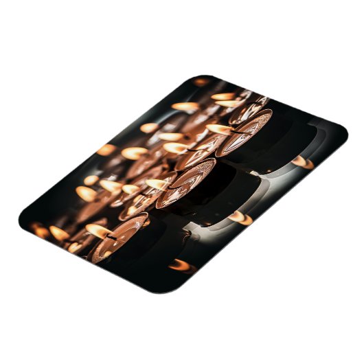 Christmas Tealight Candlelight Magnet (Linke Seite)