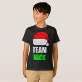 Christmas Team Nice Shirt, Matching Family Pajama, T-Shirt (Vorne ganz)