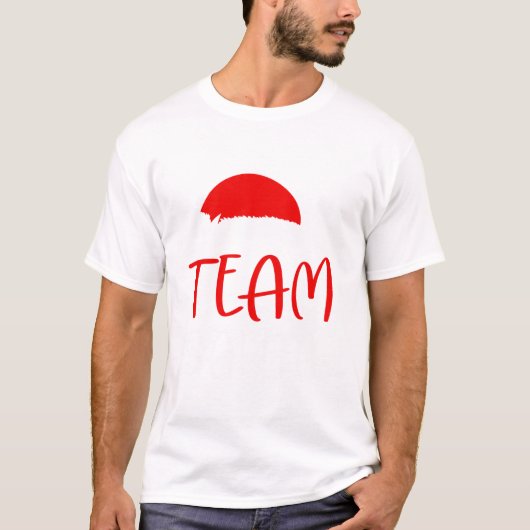 Christmas Team Santa Matching T-Shirt (Vorderseite)