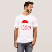 Christmas Team Santa Matching T-Shirt (Vorne ganz)