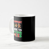 Christmas Tech Suprt Delete Cookies Funny Xmas Men Kaffeetasse (Vorderseite Links)