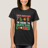 Christmas Tech Suprt Delete Cookies Funny Xmas Men T-Shirt (Vorderseite)