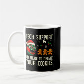 Christmas Tech Suprt Here To Delete Cookies It Men Kaffeetasse (Links)