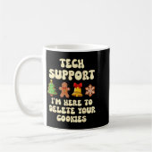 Christmas Tech Suprt Here To Delete Cookies Xmas G Kaffeetasse (Links)