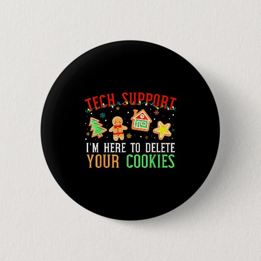 Christmas Tech Suprt Here To Delete Cookies Xmas M Button (Vorderseite)