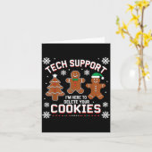 Christmas Tech Suprt Here To Delete Cookies Xmas M Karte (Gelbe Blume)