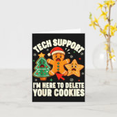 Christmas Tech Suprt Here To Delete Cookies Xmas M Karte (Gelbe Blume)