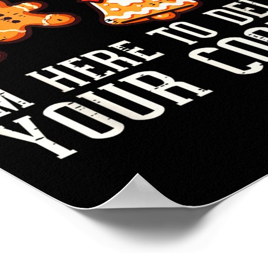 Christmas Tech Suprt Here To Delete Cookies Xmas M Poster (Ecke)