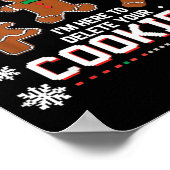Christmas Tech Suprt Here To Delete Cookies Xmas M Poster (Ecke)