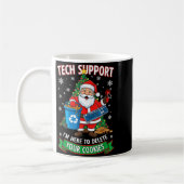 Christmas Tech Suprt Here To Delete Funny Cookies Kaffeetasse (Links)