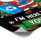 Christmas Tech Suprt Here To Delete Funny Cookies Poster (Ecke)