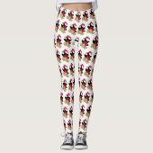 Christmas Teddy Bär Leggings (Vorderseite)