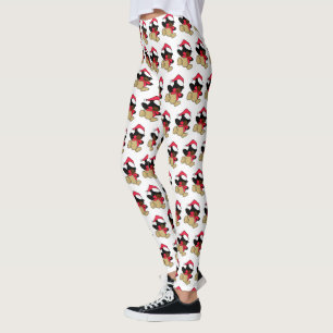 Christmas Teddy Bär Leggings