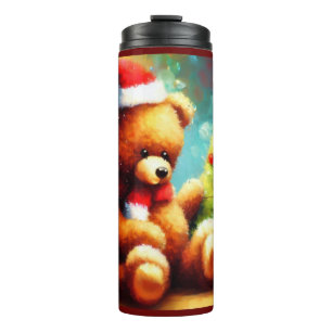 Christmas Teddy Bear 1 Thermosbecher