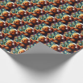 Christmas Teddy Bear 3 Geschenkpapier (Ecke)