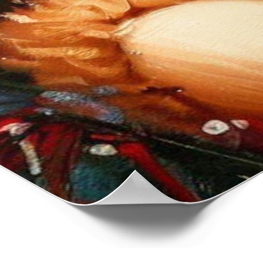 Christmas Teddy Bear 4 Poster (Ecke)