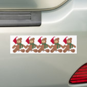 Christmas Teddy Bear Autoaufkleber (Auf Auto)