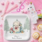 Christmas Teddy Bear Baby Dusche Pappteller (Party)