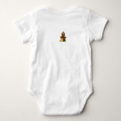 Christmas Teddy Bear Baby Strampler (Rückseite)