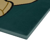 Christmas Teddy Bear Cutting Board Schneidebrett (Ecke)