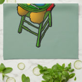 Christmas Teddy Bear Geschirrtuch (Gefaltet)