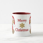 Christmas Teddy Bear - Junge Tasse (Zentrum)