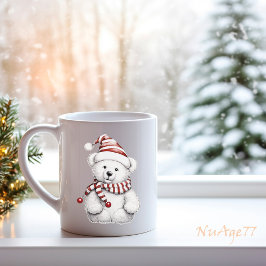 CHRISTMAS Teddy Bear Kaffeetasse