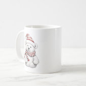 CHRISTMAS Teddy Bear Kaffeetasse (Vorderseite Links)