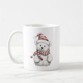 CHRISTMAS Teddy Bear Kaffeetasse (Links)