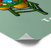 Christmas Teddy Bear Poster (Ecke)