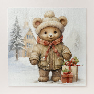 Christmas Teddy Bear Puzzle