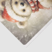Christmas Teddy Bear Seidenpapier (Ausschnitt)