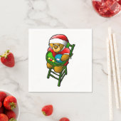 Christmas Teddy Bear Serviette (Beispiel)