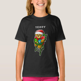 Christmas Teddy Bear T - Shirt