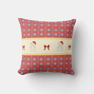 Christmas Teddy Pillow Kissen Für Draußen