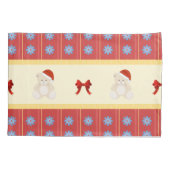 Christmas Teddy Pillowcase Kissenbezug (Rückseite)