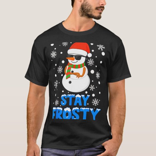 Christmas Tee Funny Frosty Xmas Cool Snowman Women (Vorderseite)
