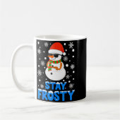 Christmas Tee Funny Frosty Xmas Cool Snowman Women Kaffeetasse (Links)