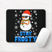 Christmas Tee Funny Frosty Xmas Cool Snowman Women Mousepad (Mit Mouse)