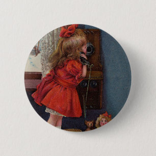 Christmas telephone button