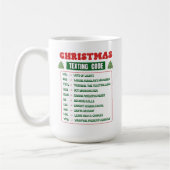 Christmas Texting Code Kaffeetasse (Links)