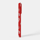 Christmas texture with festive elements iPhone hülle (Rechte Seite)