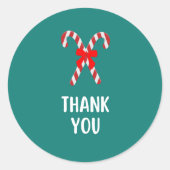 Christmas Thank you sticker (Vorderseite)
