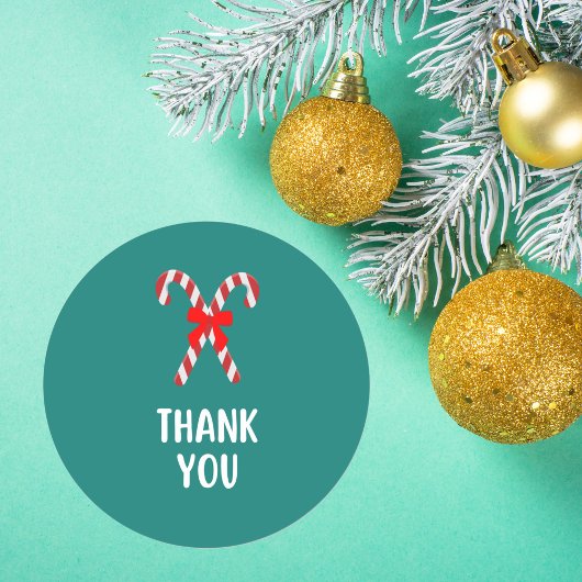 Christmas Thank you sticker