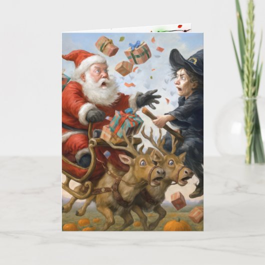 Christmas Thanksgiving and Halloween Holidays  Karte (Vorderseite)